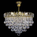 Люстра Капель Пирамида Шар 40 с подвесом под бронзу в Новокузнецке Люстра Капель Пирамида Шар 40 с подвесом под бронзу в Новокузнецке