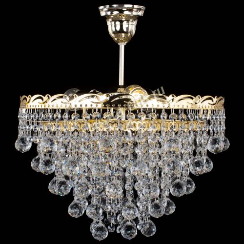 Люстра Капель Шар 30мм с подвесом в Новокузнецке Гусь Хрустальный