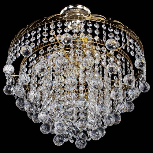 Люстра Капель Шар 30мм с подвесом в Новокузнецке Гусь Хрустальный