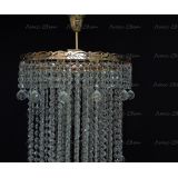 Люстра Капель Винтаж 3 лампы подвесная в Новокузнецке Люстра Капель Винтаж 3 лампы подвесная в Новокузнецке