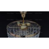 Люстра Капель Винтаж 3 лампы подвесная в Новокузнецке Люстра Капель Винтаж 3 лампы подвесная в Новокузнецке