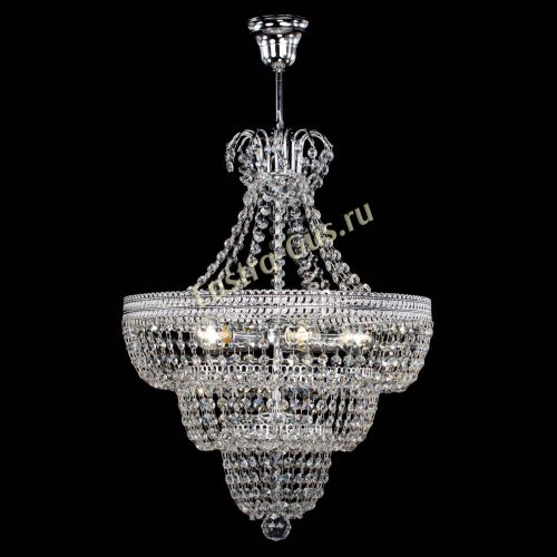 Люстра Каскад Флоренция обтикон №5 с подвесом в Новокузнецке Гусь Хрустальный