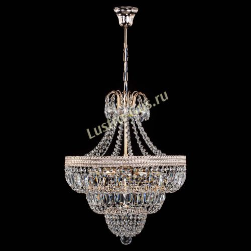 Люстра Каскад Флоренция обтикон №5 удлиненная в Новокузнецке Гусь Хрустальный
