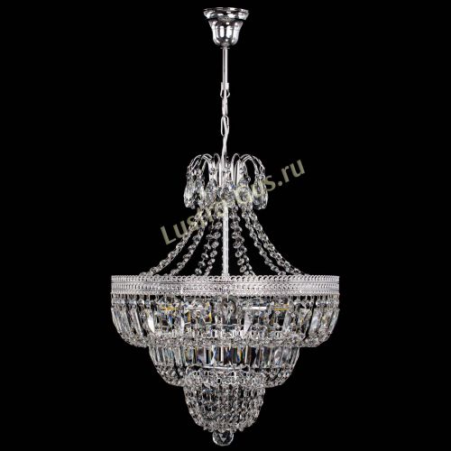 Люстра Каскад Флоренция обтикон №5 удлиненная в Новокузнецке Гусь Хрустальный