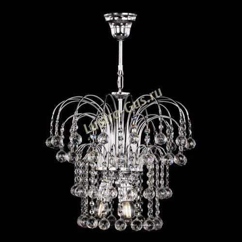 Люстра Каскад Шар №2 в Новокузнецке Гусь Хрустальный