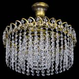 Люстра Хрустальная капель №3 под бронзу в Новокузнецке