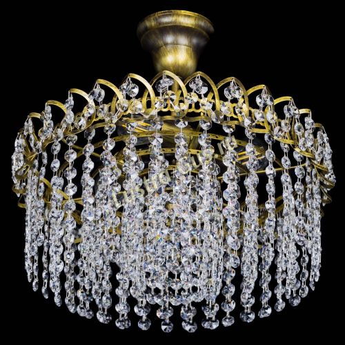 Люстра Хрустальная капель №3 под бронзу в Новокузнецке Гусь Хрустальный