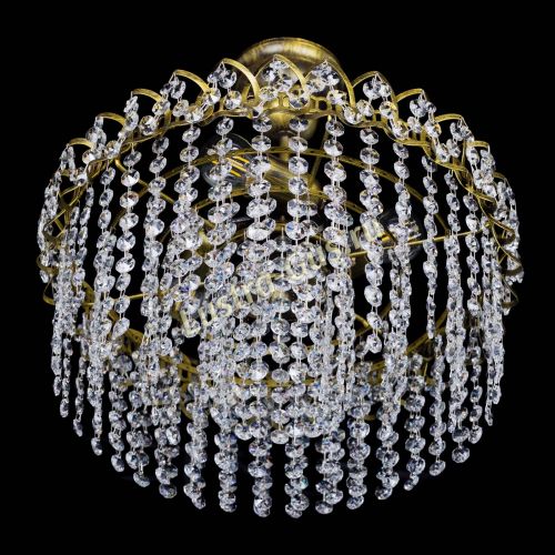 Люстра Хрустальная капель №3 под бронзу в Новокузнецке Гусь Хрустальный