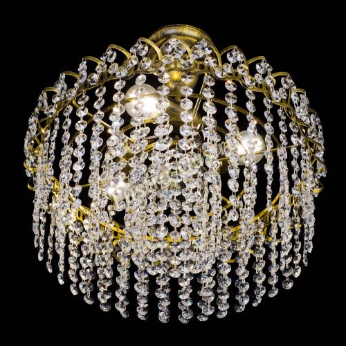 Люстра Хрустальная капель №3 под бронзу в Новокузнецке Гусь Хрустальный