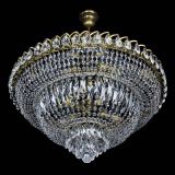 Люстра Хрустальный Каскад №8 с подвесом под бронзу в Новокузнецке