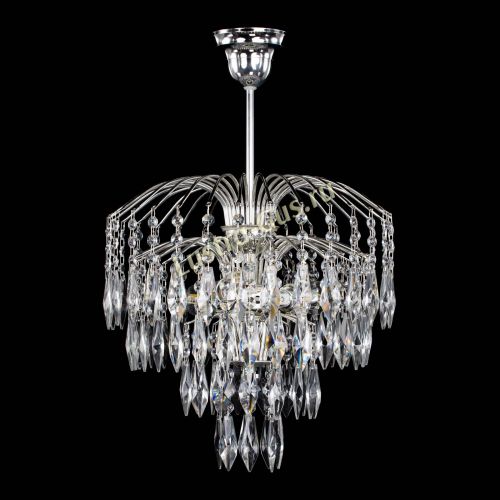 Люстра Хрустальные брызги камень Перо в Новокузнецке Гусь Хрустальный