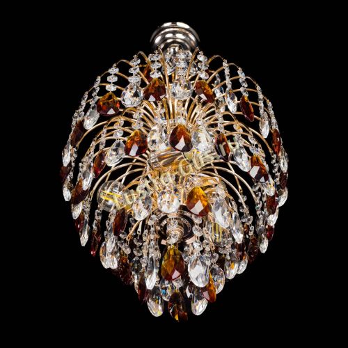 Люстра Хрустальные брызги с подвесом журавлик чайная в Новокузнецке Гусь Хрустальный