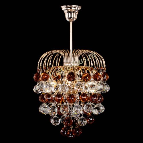 Люстра Хрустальные брызги шар 40 мм чайная в Новокузнецке Гусь Хрустальный