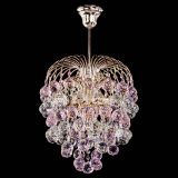 Люстра Хрустальные брызги шар 40 мм розовая в Новокузнецке Люстра Хрустальные брызги шар 40 мм розовая в Новокузнецке