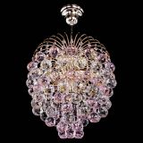 Люстра Хрустальные брызги шар 40 мм розовая в Новокузнецке Люстра Хрустальные брызги шар 40 мм розовая в Новокузнецке