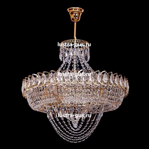 Люстра Кольцо водоворот подвесная в Новокузнецке Гусь Хрустальный