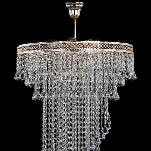 Люстра Кольцо №64 Венеция конус в Новокузнецке Гусь Хрустальный