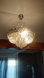 Люстра Кольцо Классика Пластинка с подвесом в Новокузнецке отзыв и фото покупателя