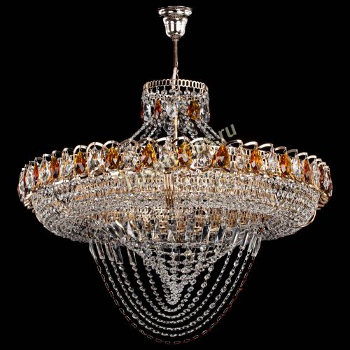 Люстра Кольцо Классика Веер №8 чайная в Новокузнецке Гусь Хрустальный