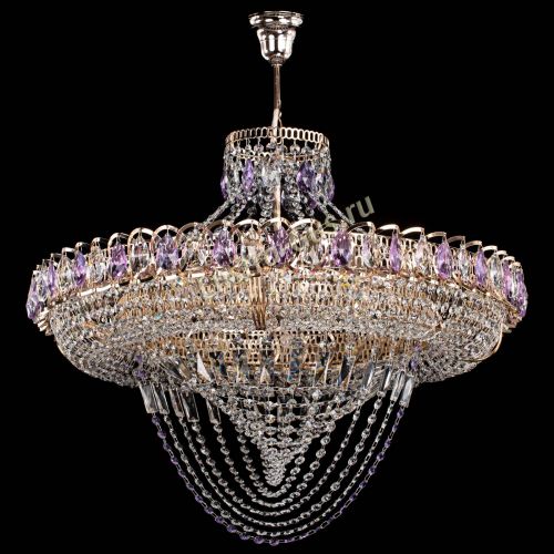Люстра Кольцо Классика Веер №8 фиолетовая в Новокузнецке Люстра Кольцо Классика Веер №8 фиолетовая в Новокузнецке