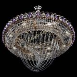 Люстра Кольцо Классика Веер №8 фиолетовая в Новокузнецке Люстра Кольцо Классика Веер №8 фиолетовая в Новокузнецке