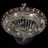 Люстра Кольцо Классика Веер №8 красная в Новокузнецке Люстра Кольцо Классика Веер №8 красная в Новокузнецке