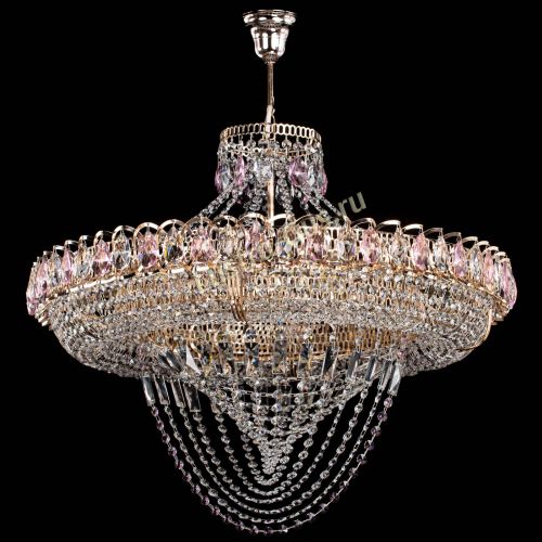 Люстра Кольцо Классика Веер №8 розовая в Новокузнецке Люстра Кольцо Классика Веер №8 розовая в Новокузнецке