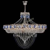 Люстра Кольцо Классика Веер №8 синяя в Новокузнецке