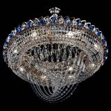 Люстра Кольцо Классика Веер №8 синяя в Новокузнецке