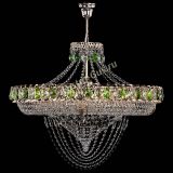 Люстра Кольцо Классика Веер №8 зеленая в Новокузнецке