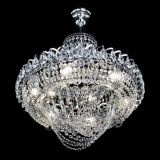 Люстра Кольцо Классика Веер, диаметр - 500 мм, цвет - серебро, Люстры Гусь Хрустальный Люстра Кольцо Классика Веер, диаметр - 500 мм, цвет - серебро, Люстры Гусь Хрустальный