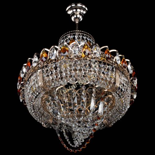 Люстра Кольцо Классика Веер чайная в Новокузнецке Гусь Хрустальный