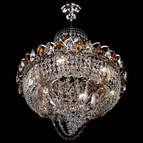 Люстра Кольцо Классика Веер чайная в Новокузнецке Гусь Хрустальный