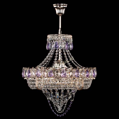 Люстра Кольцо Классика Веер фиолетовая в Новокузнецке Люстра Кольцо Классика Веер фиолетовая в Новокузнецке