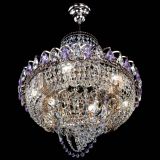 Люстра Кольцо Классика Веер фиолетовая в Новокузнецке Люстра Кольцо Классика Веер фиолетовая в Новокузнецке