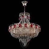 Люстра Кольцо Классика Веер красная в Новокузнецке