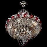 Люстра Кольцо Классика Веер красная в Новокузнецке