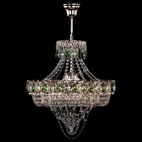 Люстра Кольцо Классика Веер зеленая в Новокузнецке Люстра Кольцо Классика Веер зеленая в Новокузнецке