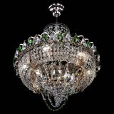 Люстра Кольцо Классика Веер зеленая в Новокузнецке Люстра Кольцо Классика Веер зеленая в Новокузнецке