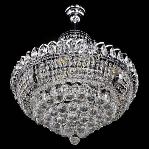 Люстра Кольцо Пирамида шар 40 подвесная в Новокузнецке Гусь Хрустальный