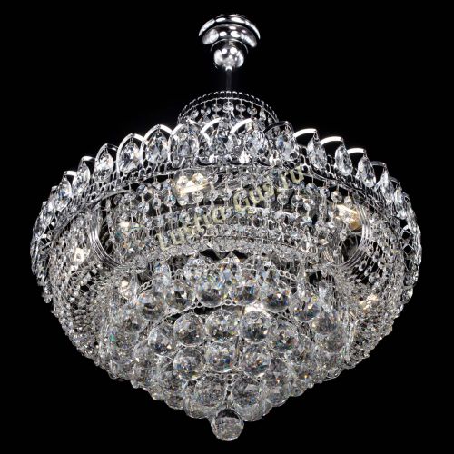 Люстра Кольцо Пирамида шар 40 подвесная в Новокузнецке Гусь Хрустальный