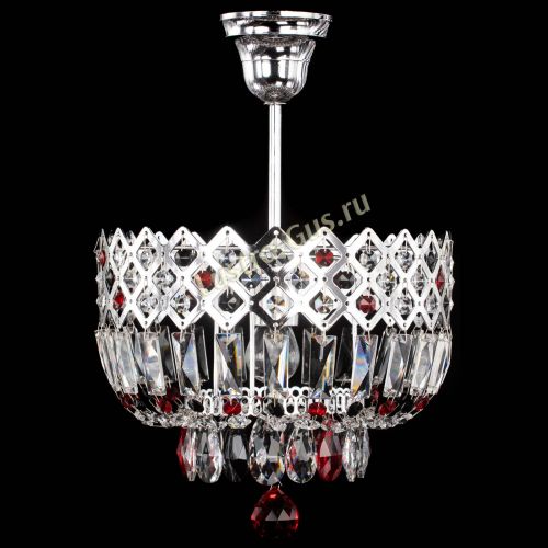 Люстра Корона №1 пластинка разноцветная в Новокузнецке Гусь Хрустальный