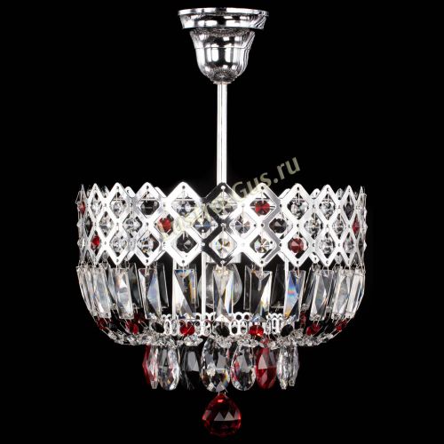 Люстра Корона №1 пластинка разноцветная в Новокузнецке Гусь Хрустальный