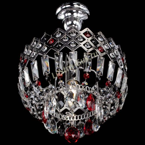 Люстра Корона №1 пластинка разноцветная в Новокузнецке Гусь Хрустальный