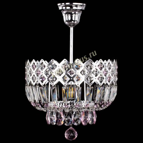 Люстра Корона №1 пластинка розовая в Новокузнецке Люстра Корона №1 пластинка розовая в Новокузнецке