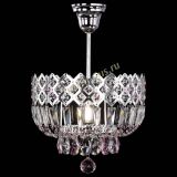 Люстра Корона №1 пластинка розовая в Новокузнецке Люстра Корона №1 пластинка розовая в Новокузнецке