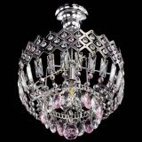 Люстра Корона №1 пластинка розовая в Новокузнецке Люстра Корона №1 пластинка розовая в Новокузнецке