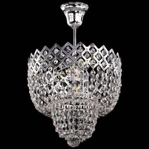 Люстра Корона №2 с подвесом в Новокузнецке Гусь Хрустальный