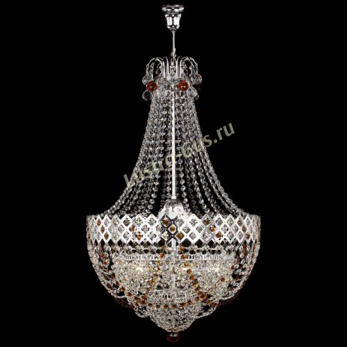 Люстра Корона №5 с подвесом Чайная в Новокузнецке Гусь Хрустальный