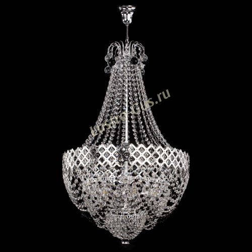 Люстра Корона №5 с подвесом Черная в Новокузнецке Гусь Хрустальный